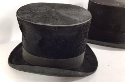 Antique Knox and Dunlap Gentlemans Top Hats