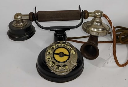 Early French Style Kellogg Rotary Boudoir Phone