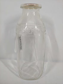Old Sheffield Milk Bottle & JFK Presidential Cap
