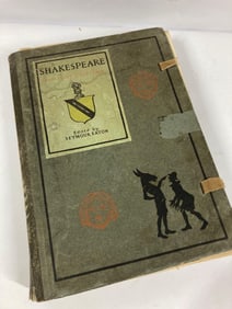 Early Shakespeare Rare Print Collection Book