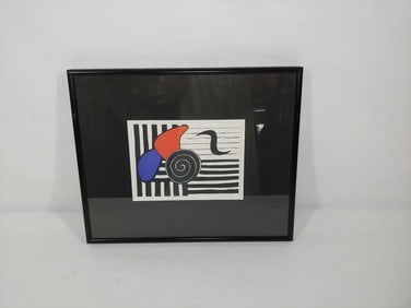 Vintage Calder Art Exposition Lithograph