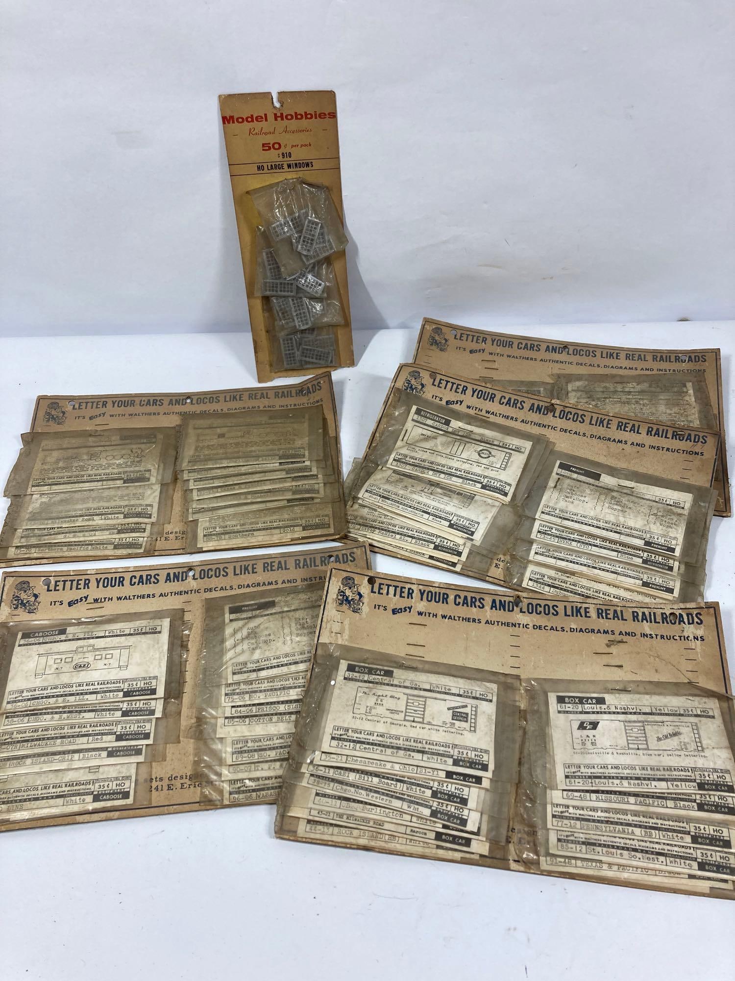 Model RR car Decals and accessories (1 of 8)