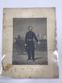 Union General Franz Sigel Engraving