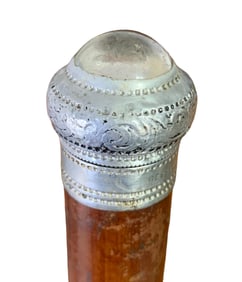 Vintage Flashlight Clear Glass Lens Gadget Walking Stick