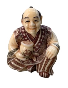 Hand Carved Japanese Natural Material Netsuke