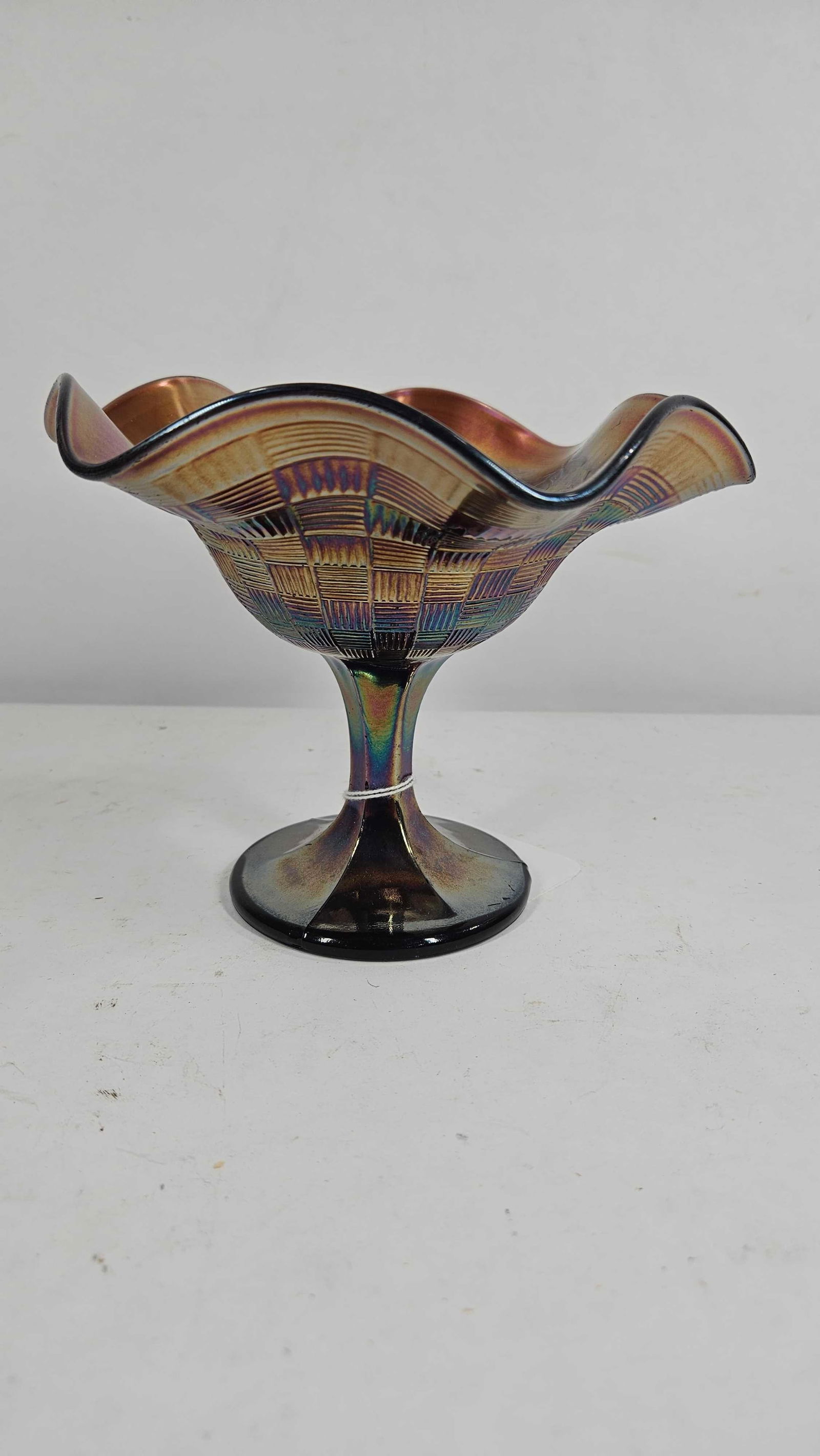 Northwood Blackberry Basket-weave amethyst compote (1 of 5)