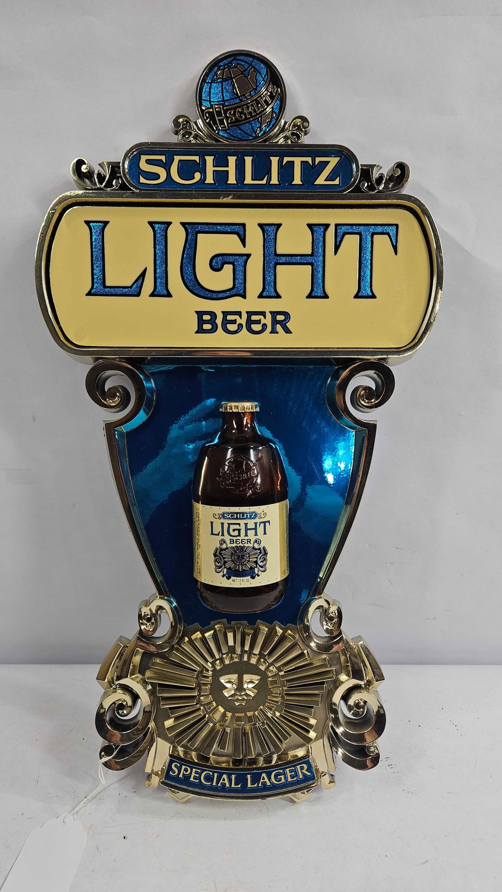Schlitz Light Beer acrylic sign (1 of 3)
