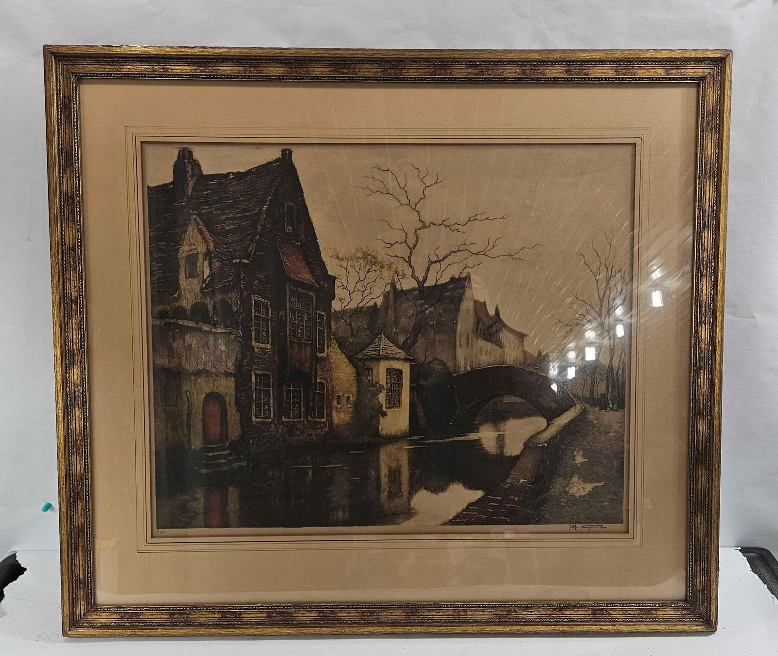 ALFRED VAN NESTE SIGNED PRINT (1 of 7)