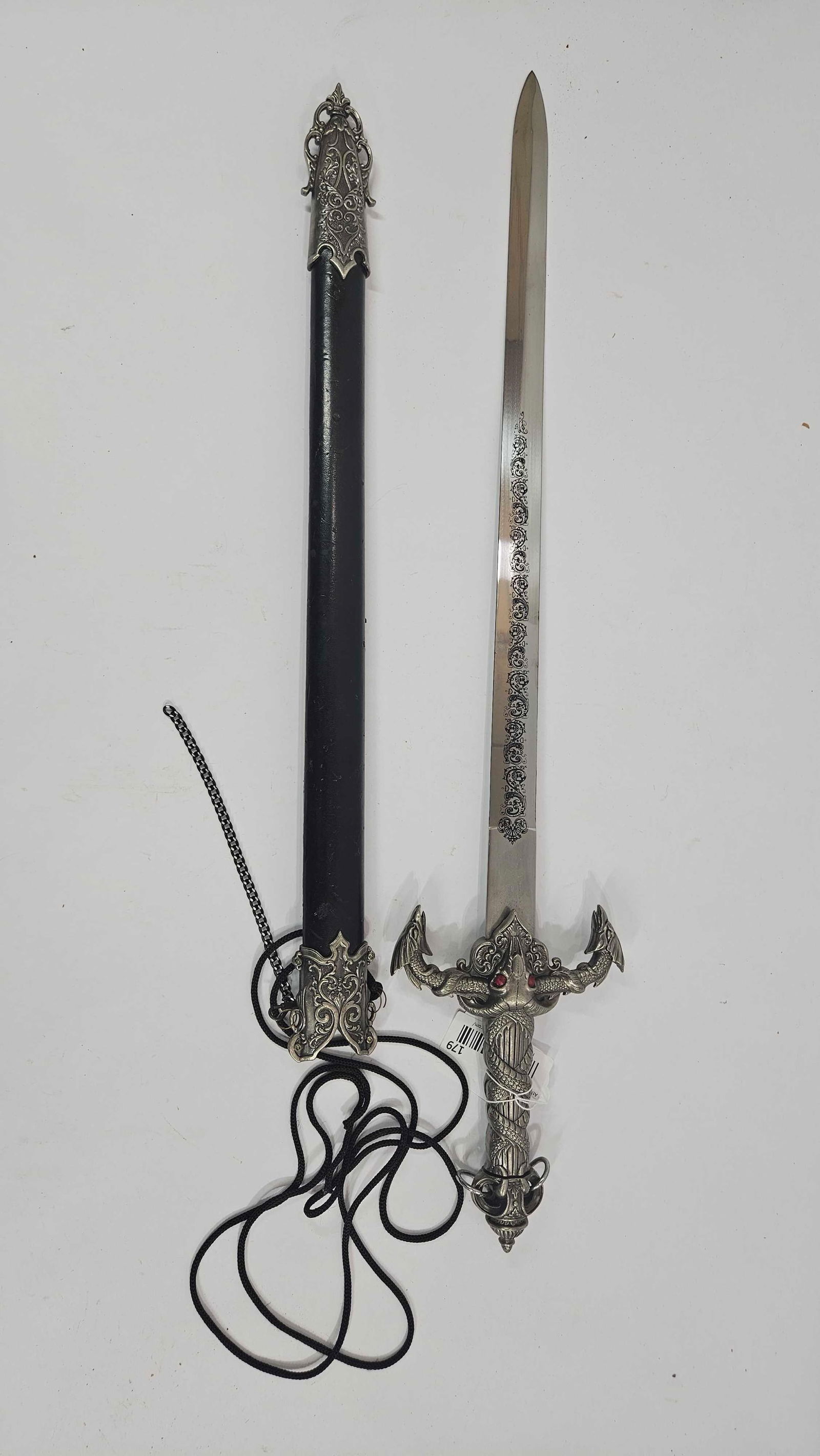SKULL AND PHOENIX DECORATIVE SWORD (1 of 10)