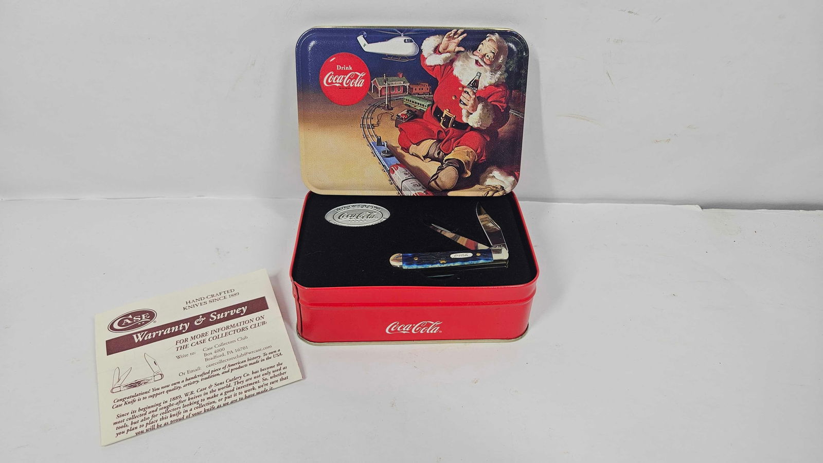 CASE COCA COLA CHRISTMAS KNIFE (1 of 9)