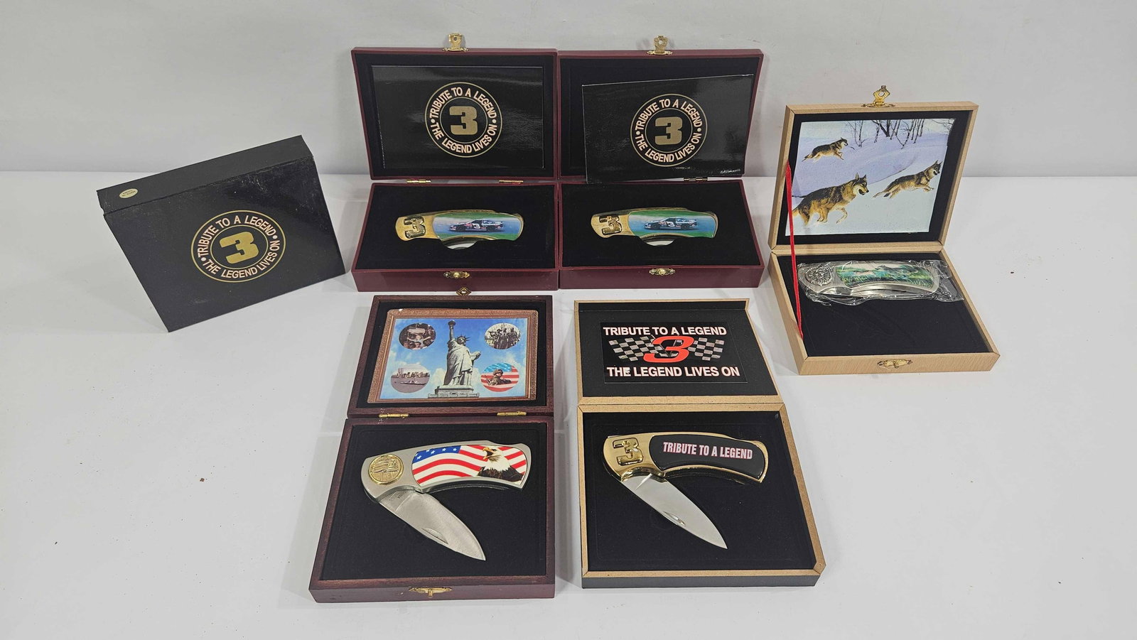 NASCAR, BALD EAGLE, AND WILDLIFE POCKET KNIVES (1 of 5)