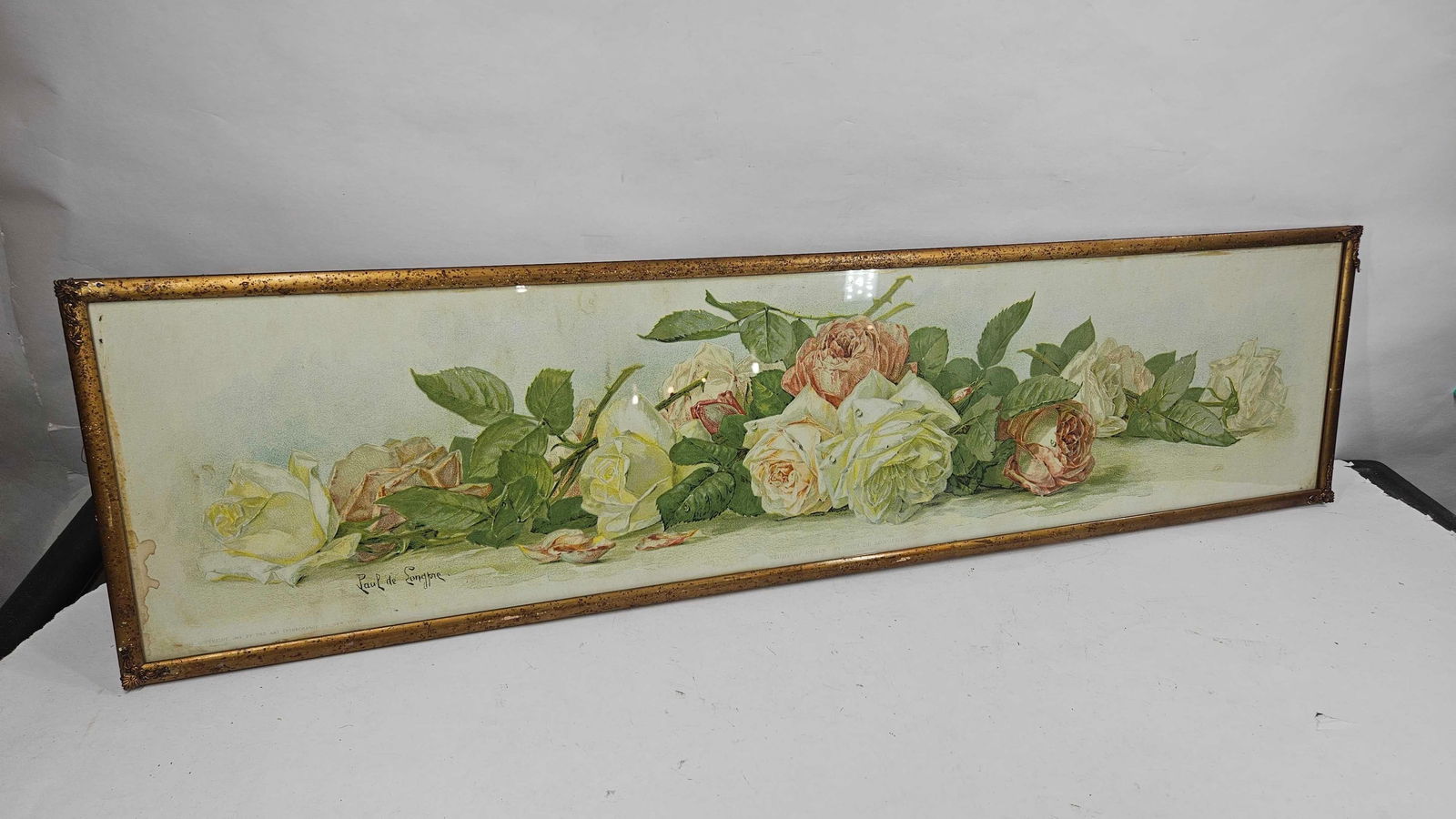 PAUL DE LONGPRE YARD LONG ROSE LITHO (1 of 8)