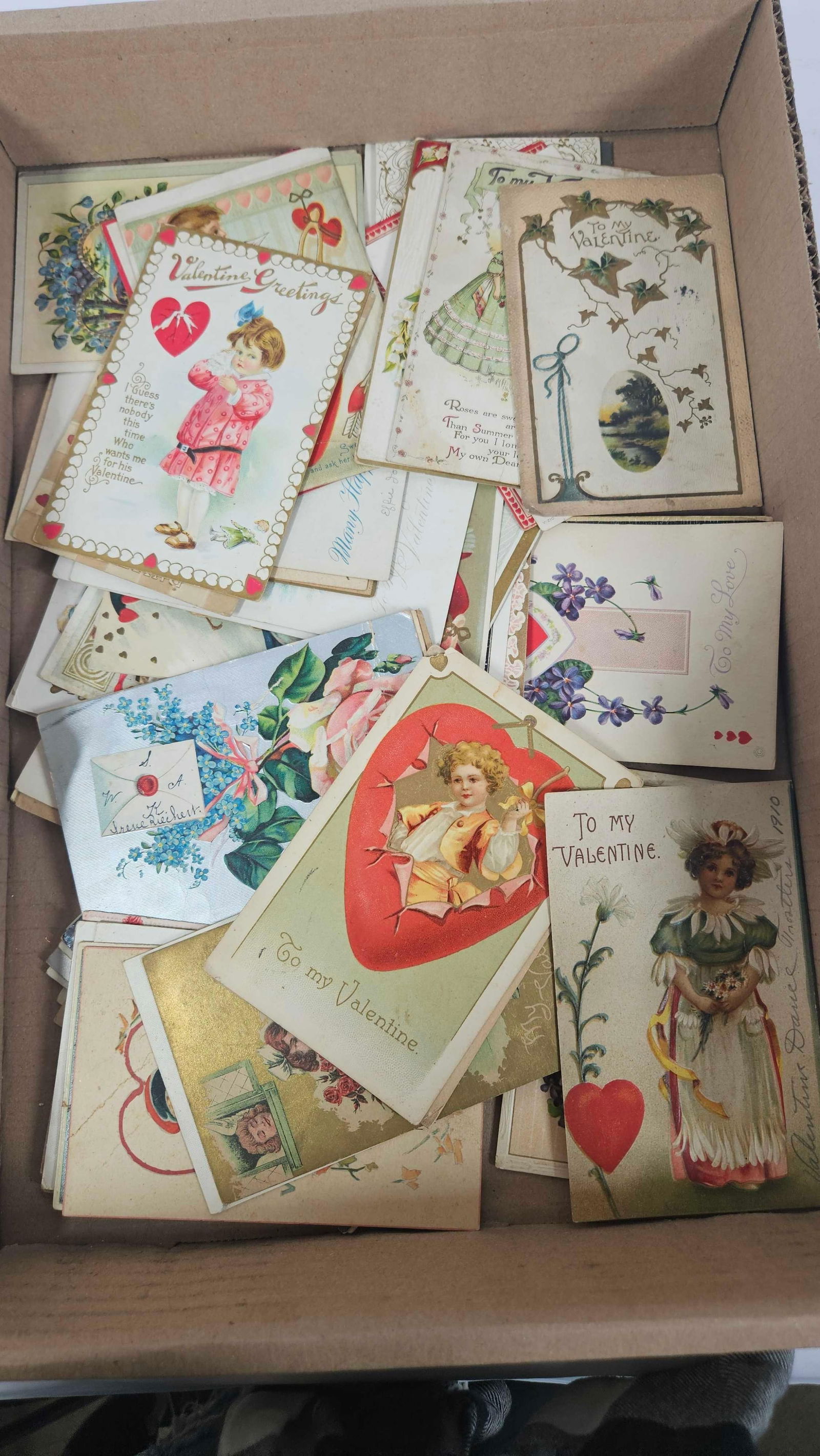 EARLY VALENTINES POSTCARDS (1 of 5)