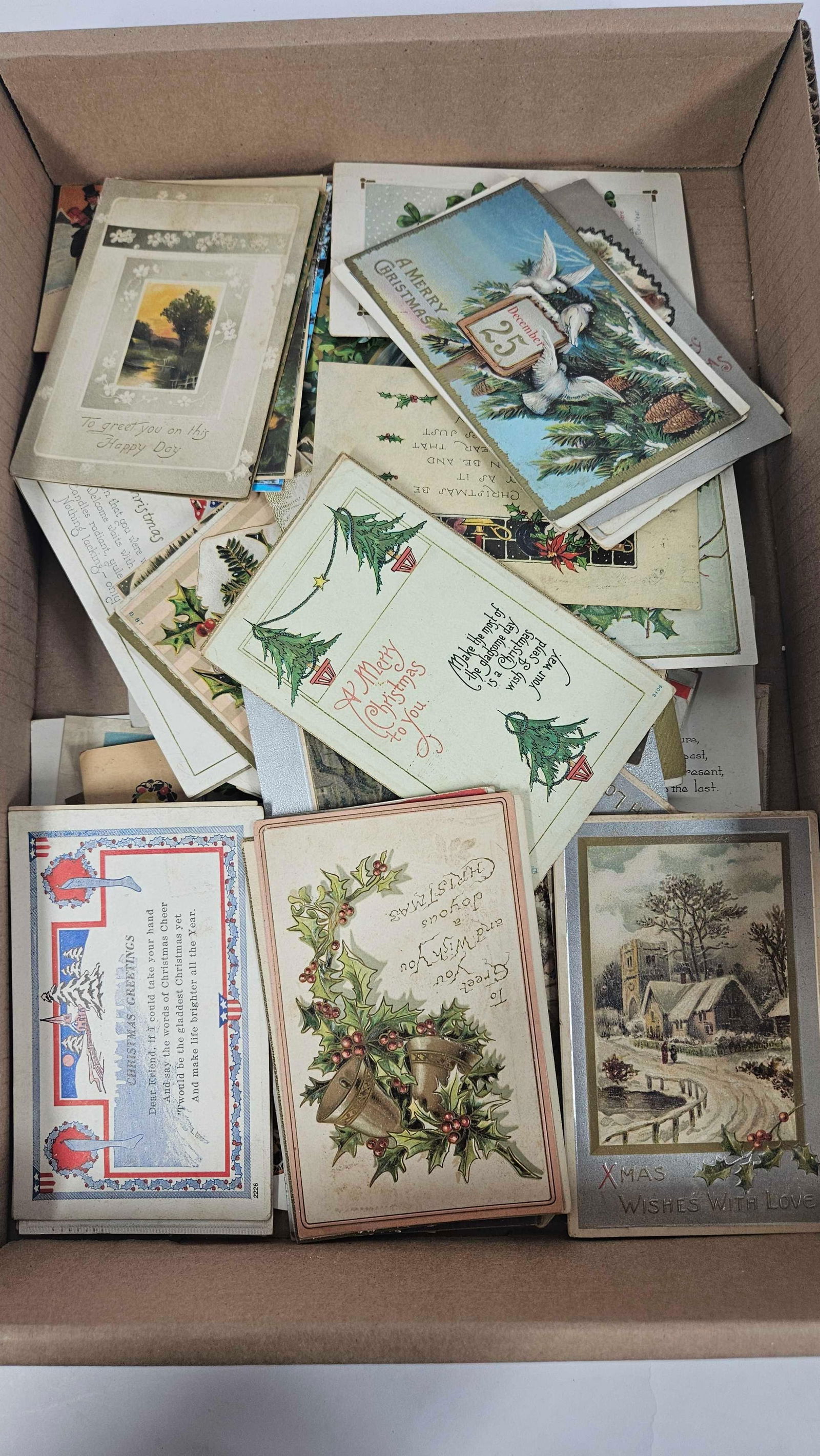 CHRISTMAS AND NEW YEARS POSTCARDS (1 of 4)