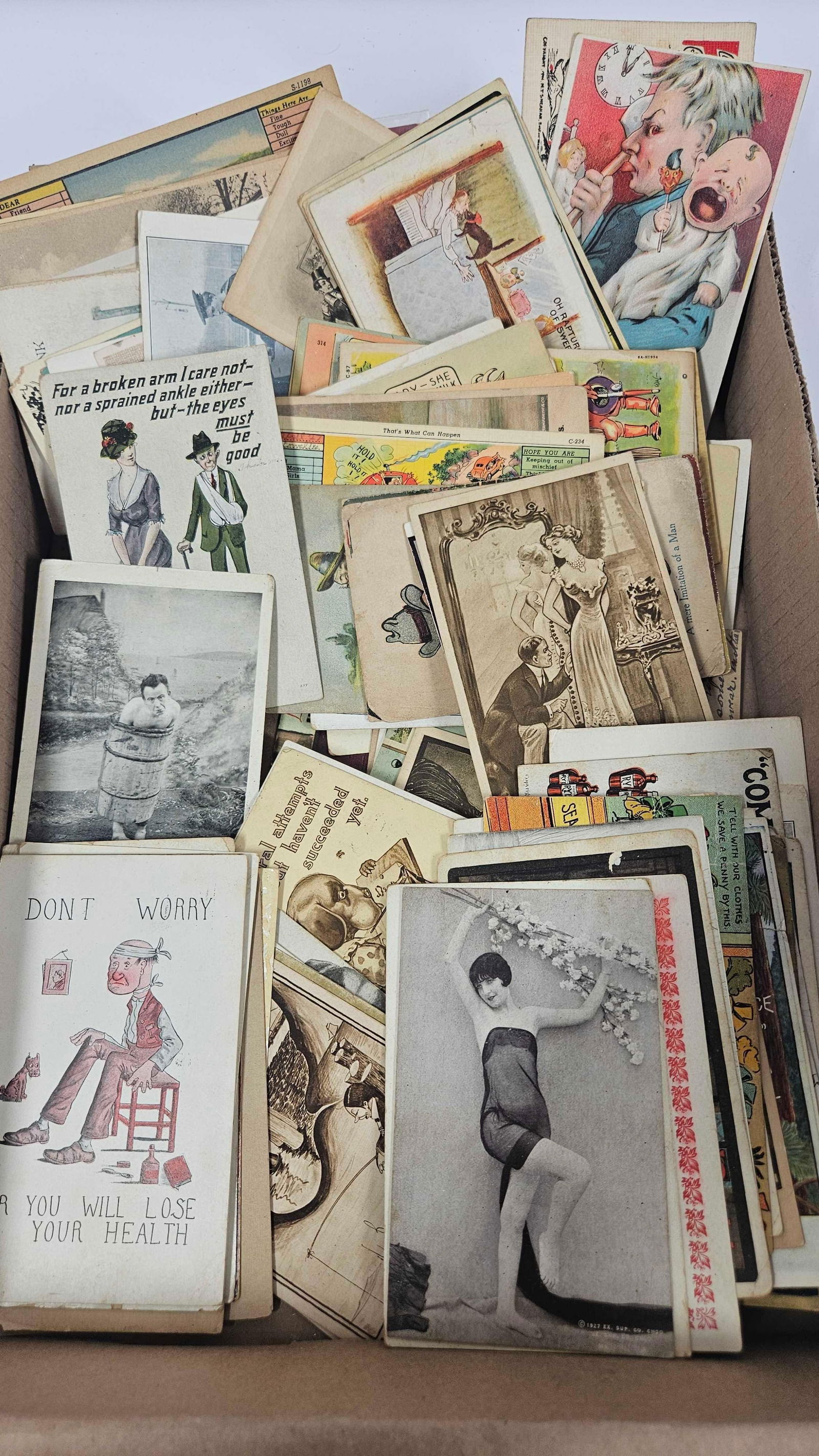 BOUDOIR, COMIC, AND GREETINGS POSTCARDS (1 of 5)