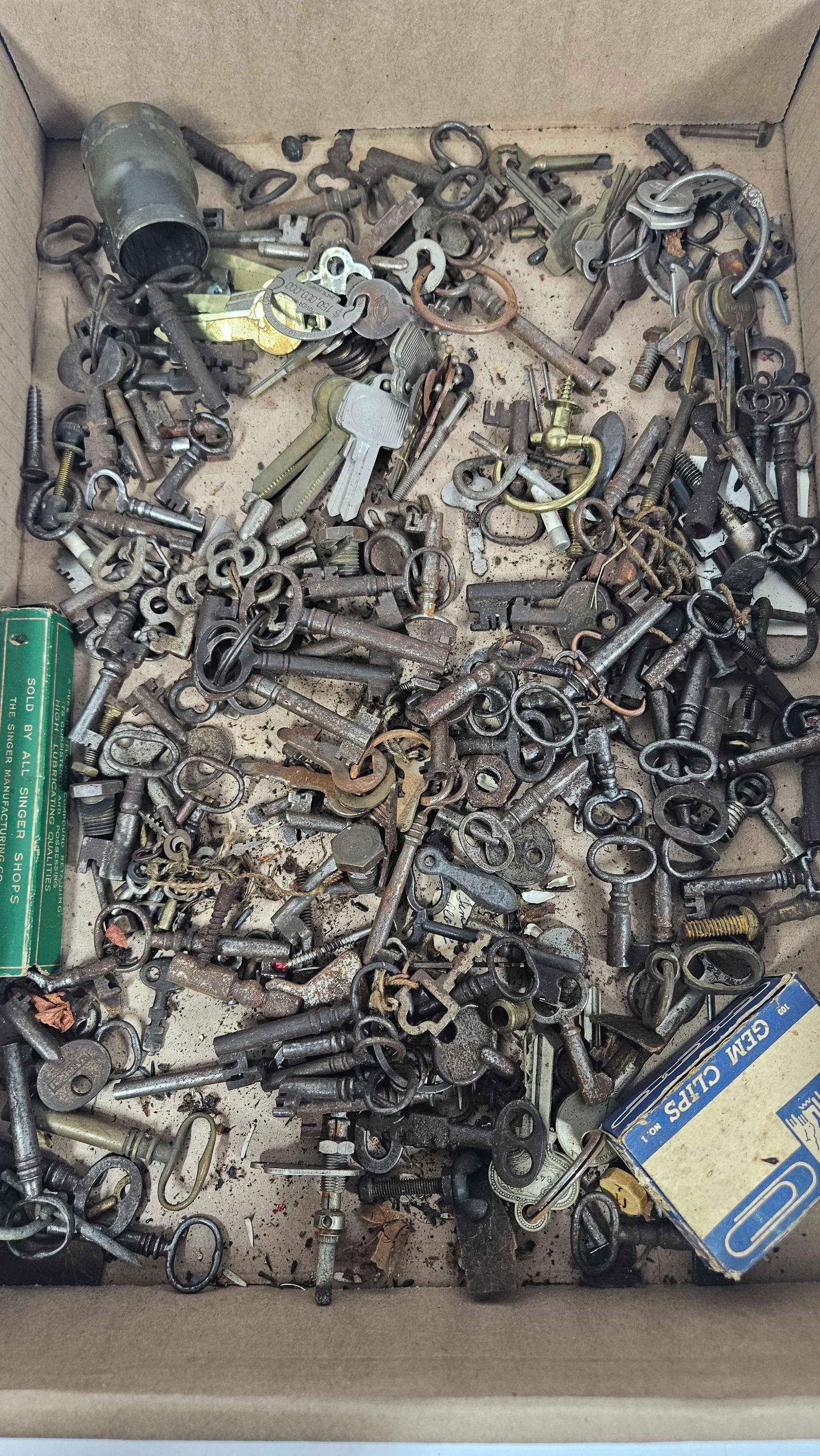 LARGE LOT OF SKELETON KEYS (1 of 6)