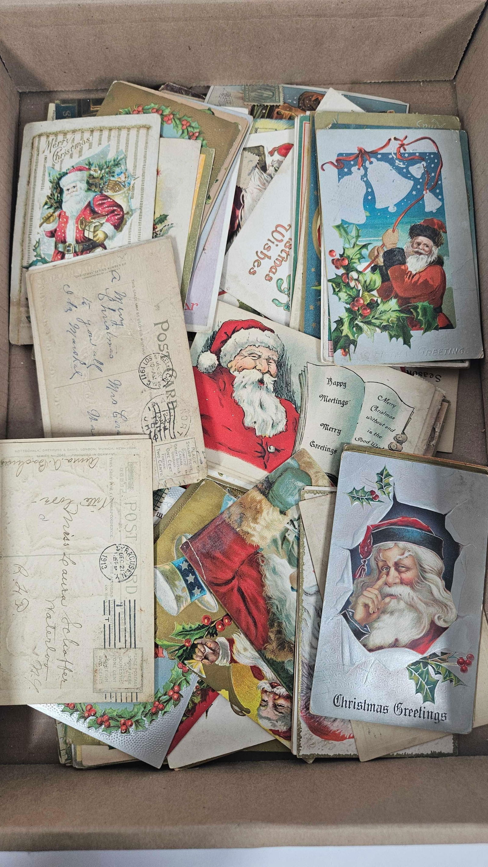 MERRY CHRISTMAS HOLIDAY POSTCARDS (1 of 3)