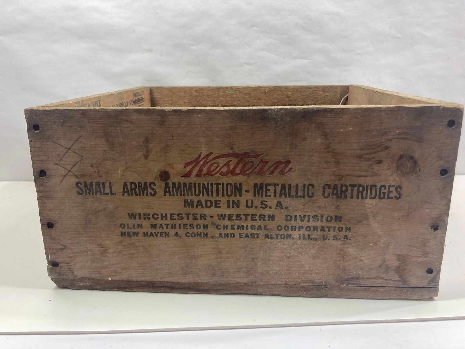 WESTERN AMMO WOODEN CRATE (1 of 4)