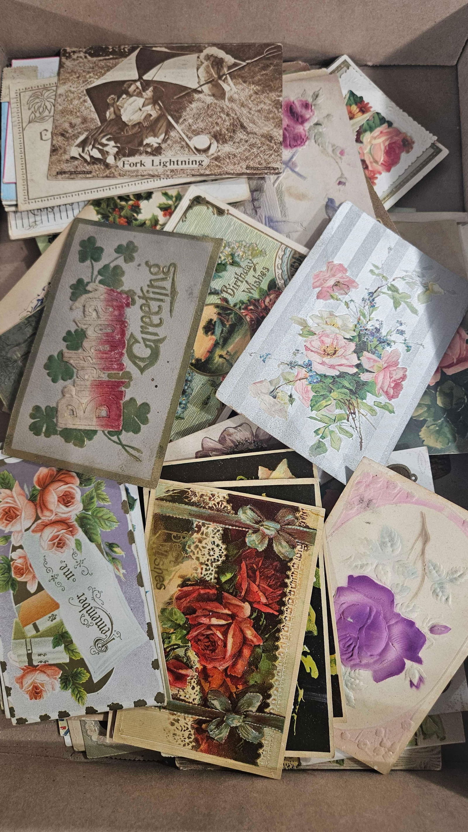 BIRTHDAY GREETINGS AND BEST WISHES POSTCARDS (1 of 4)