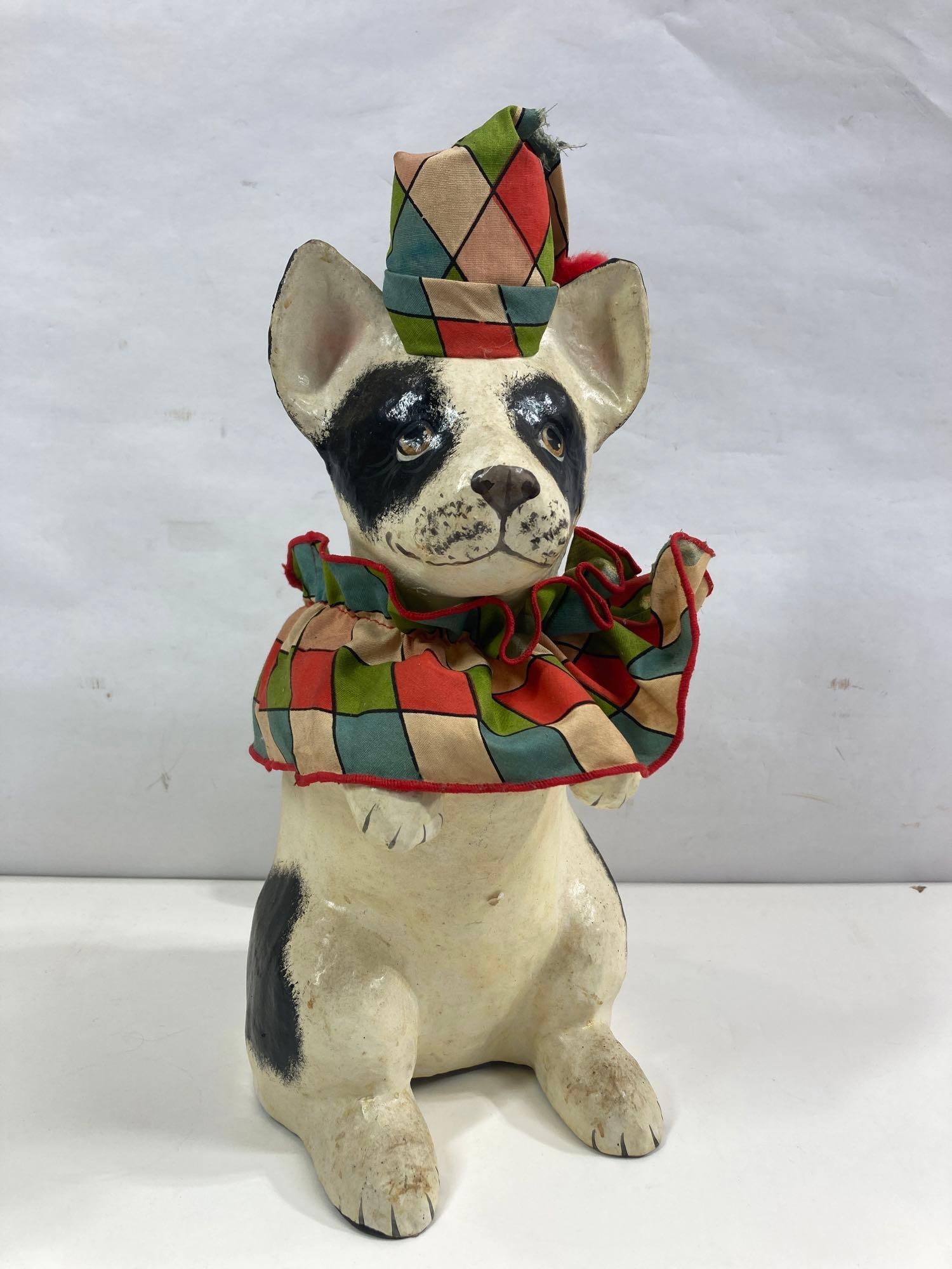 PAPER MACHE BIRTHDAY BULLDOG (1 of 7)