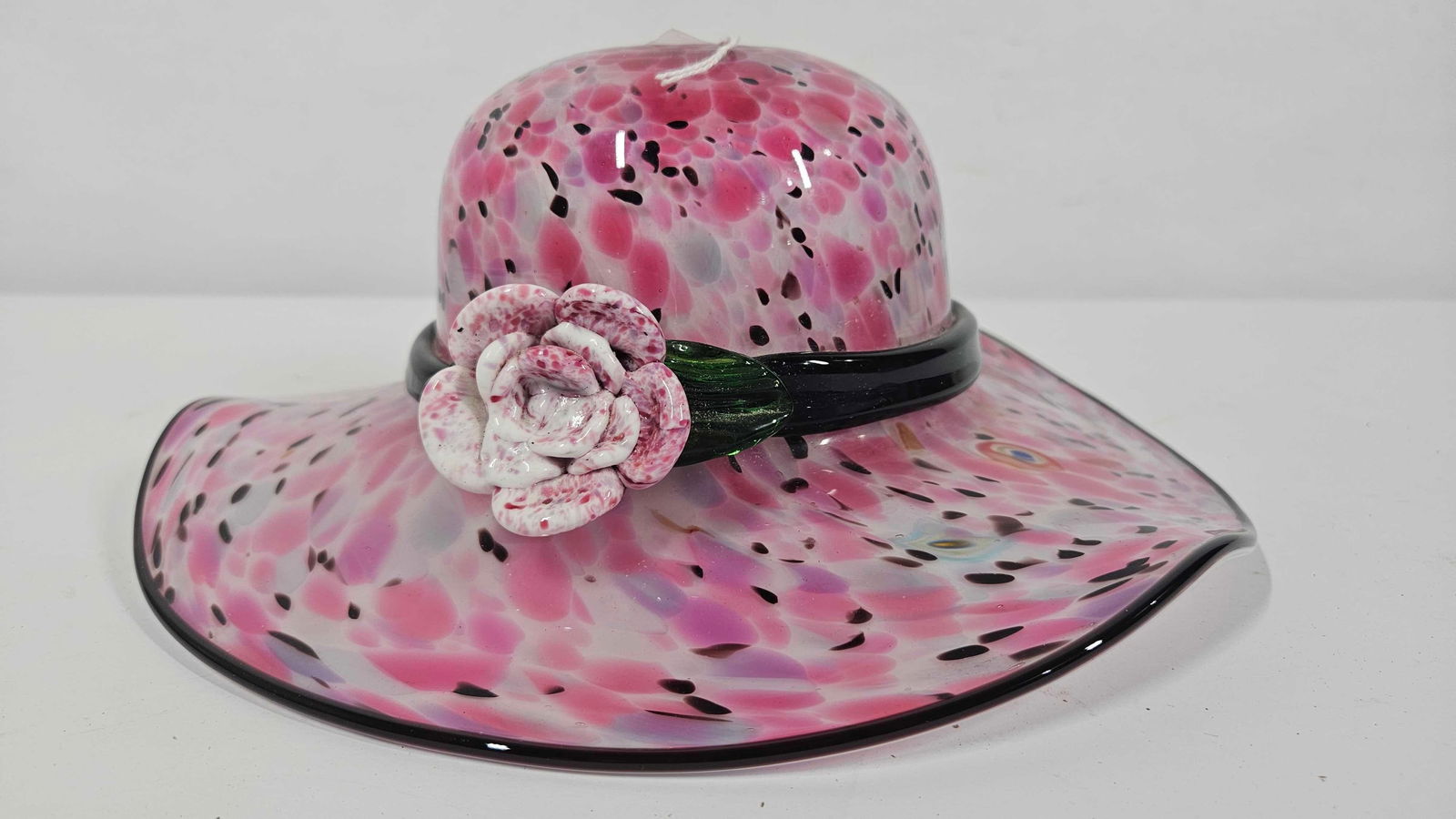 MURANO HAND BLOWN ART GLASS HAT (1 of 6)