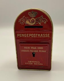 GERMAN TIN COIN BANK