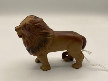 CAST IRON LION COIN BANK