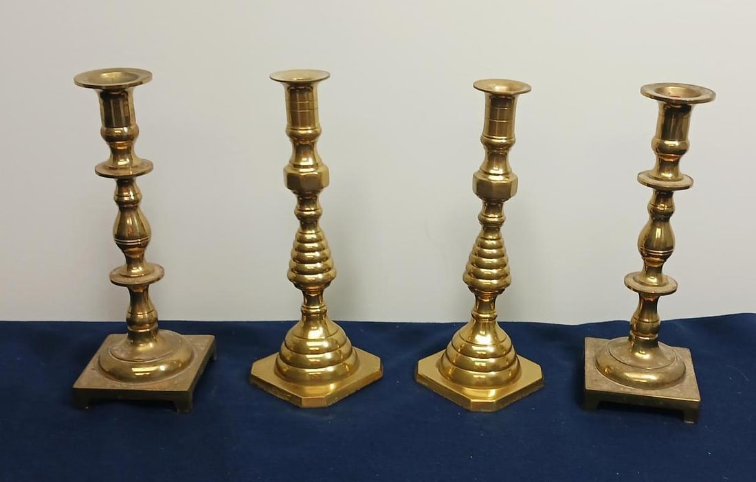 BALDWIN BRASS CANDLESTICKS (1 of 3)