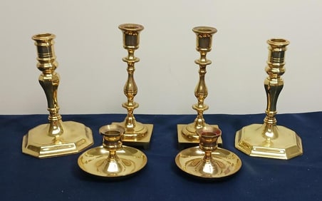 BALDWIN BRASS CANDLESTICKS