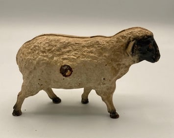 CAST IRON SHEEP COIN BANK
