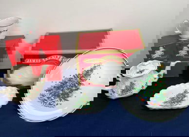 FITZ AND FLOYD CHRISTMAS DISHES