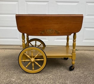 HITCHCOCK TEA CART