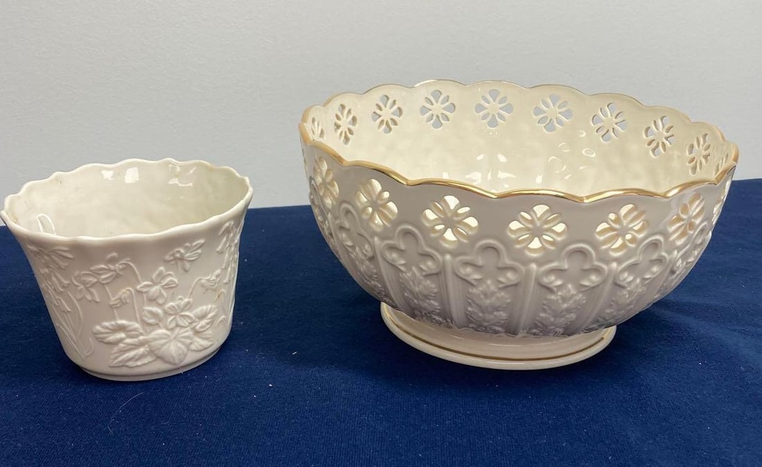 LENOX FARMHOUSE WHITE SERVING BOWLS (1 of 4)