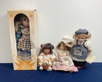 ADELES, MALTESE, AND GEPPEDDO DOLLS