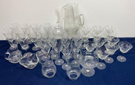 QUEEN GLASS CO. KENNEDYS SET