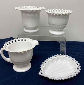 FENTON AND OTHER MILK GLASS
