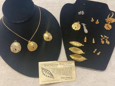 GOLD AND SILVER PLATED  HAWAIIAN JEWELRY