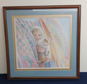 DUTCH GIRL FRAMED PRINT