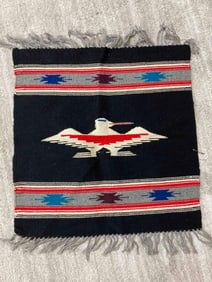 WOOL THUNDERBIRD NATIVE AMERICAN TEXTILE
