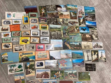 SOUVENIR CARDS, TRAVEL POSTCARDS, AND PHOTOGRAPHS