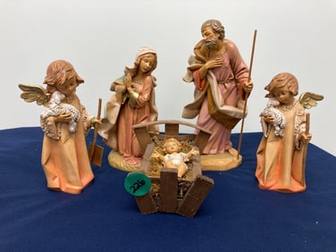 FONTANINI HOLY FAMILY AND ANGELS