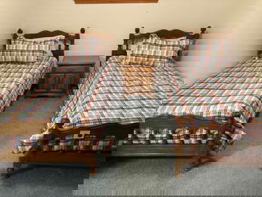 TWIN BEDROOM SET W/ NIGHTSTAND AND DRESSER