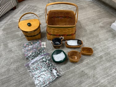LONGABERGER PICNIC AND OTHER BASKETS