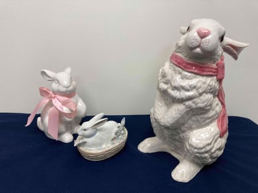 POTTERY RABBITS