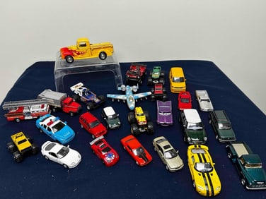 DIE CAST CARS AND TRUCKS