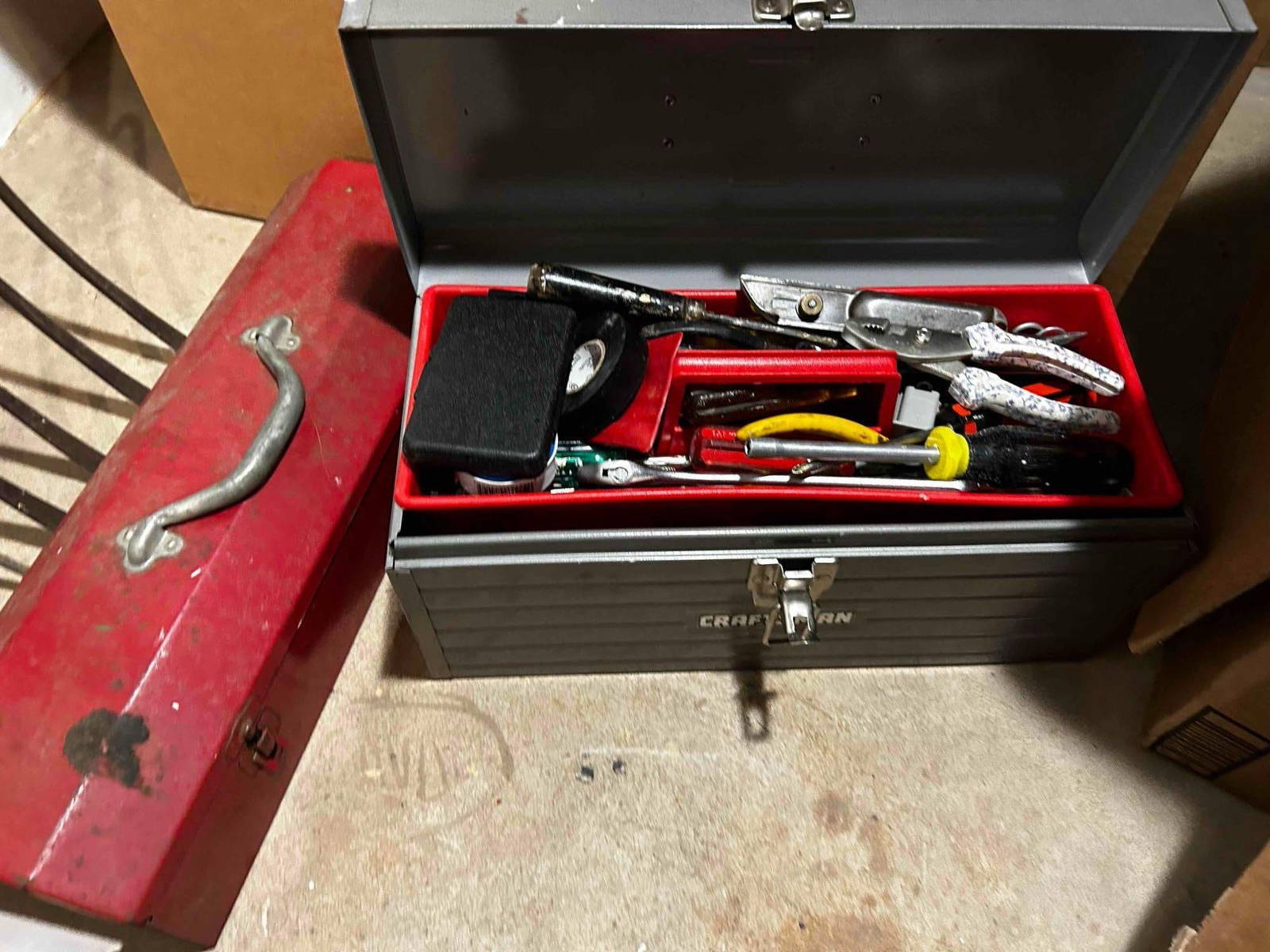 Pair Of Loaded Tool Boxes Auction