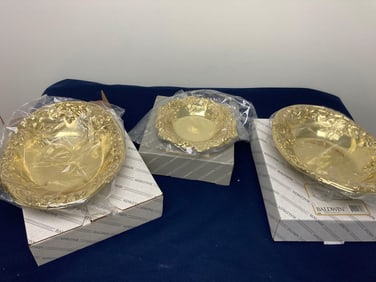 BALDWIN BRASS BOWLS AND DISHES