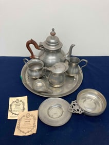 PEWTER TEA SET