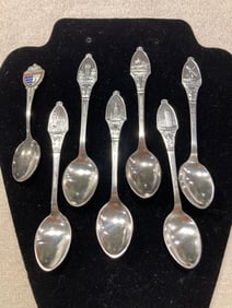 SWISS, GERMAN, AND OTHER SOUVENIR SPOONS