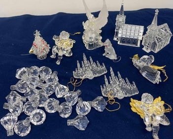 VINTAGE ACRYLIC ORNAMENTS